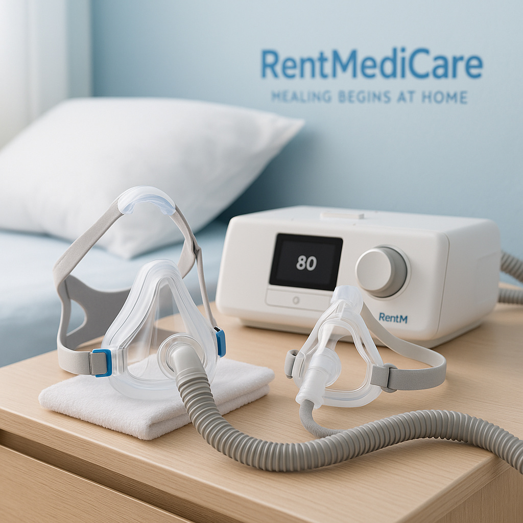 BiPAP/CPAP Mask (Full Face/Nasal) – Comfortable mask options for effective therapy