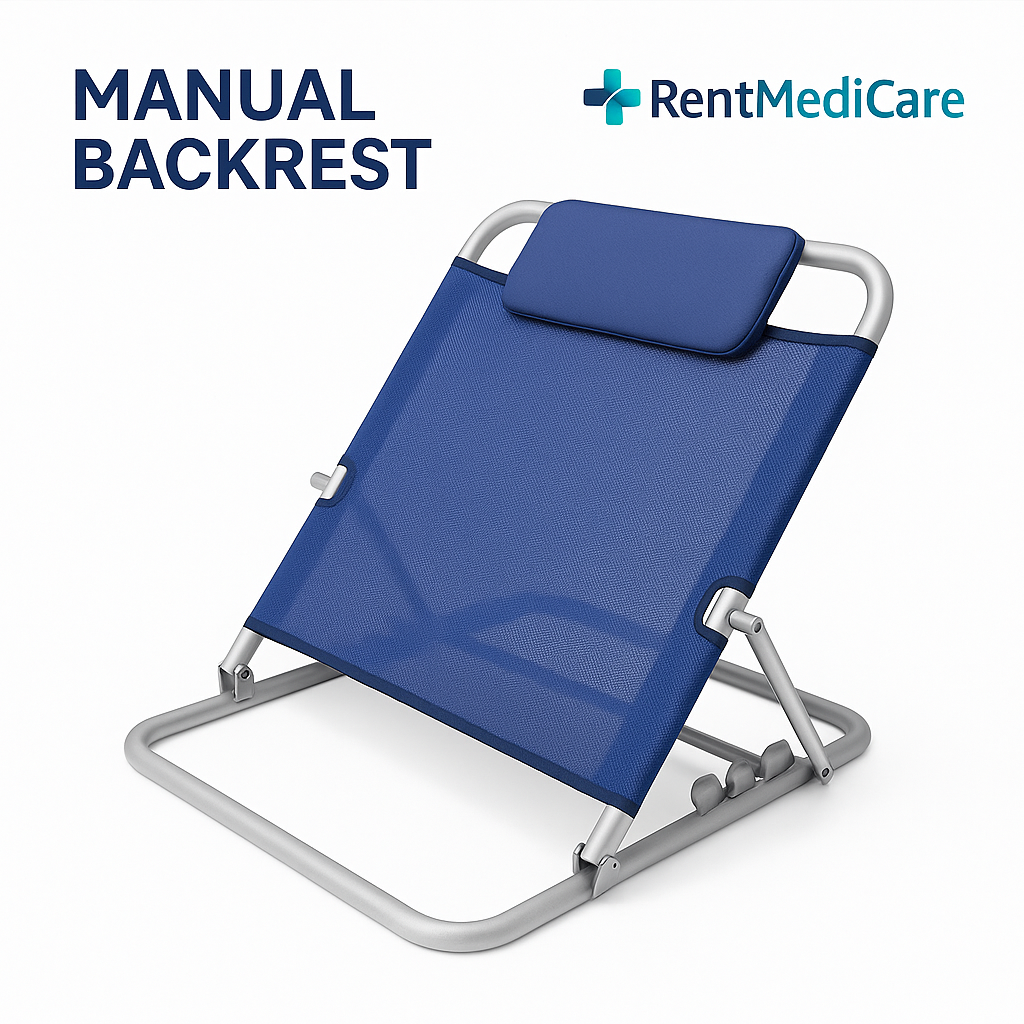 Manual Backrest – Comfortable Support for Home & Hospital Use