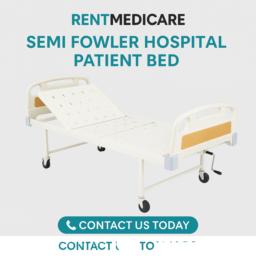 Semi Fowler Hospital Patient Bed – Comfort & Support for Better Recovery