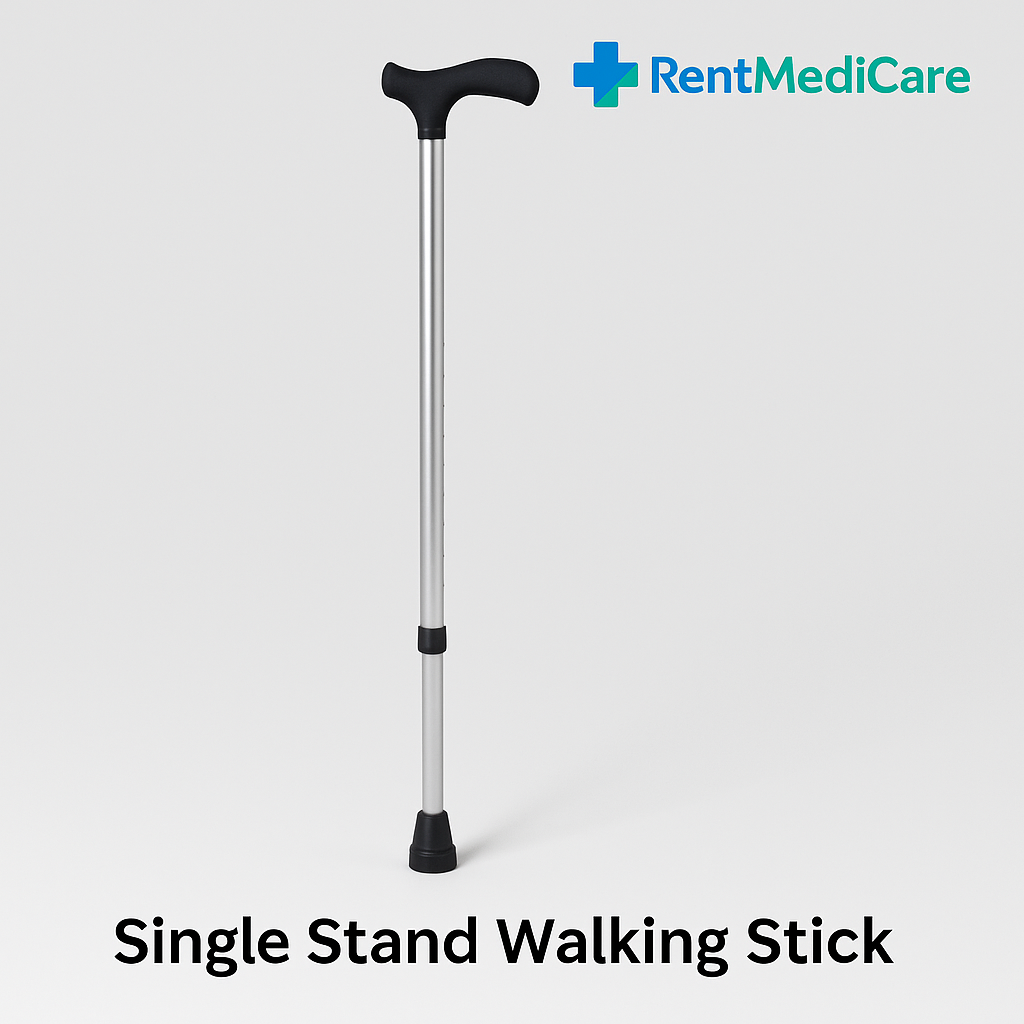 Single Stand Walking Stick – Reliable Support for Everyday Mobility